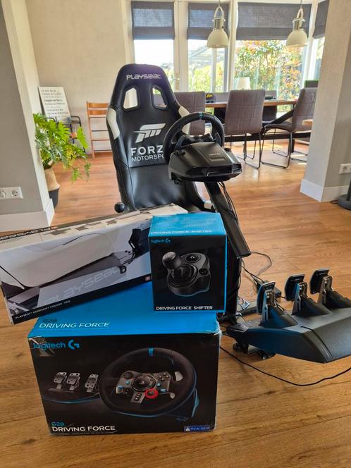 Playseat Forza Motorsport met Logitech G29 incl. Shifter!, Spelcomputers en Games, Spelcomputers | Sony PlayStation Consoles | Accessoires