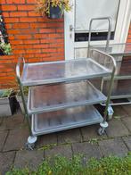 RVS trolley, 100 liter of meer, Ophalen, Zo goed als nieuw, Transportkar