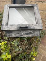 Vitrinekast  Brocante  hout glas, Ophalen, Gebruikt, 50 tot 100 cm, Glas