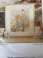BORDUURPAKKET PERMIN BEATRIX POTTER PETER RABBIT, Hobby en Vrije tijd, Borduren en Borduurmachines, Verzenden, Zo goed als nieuw