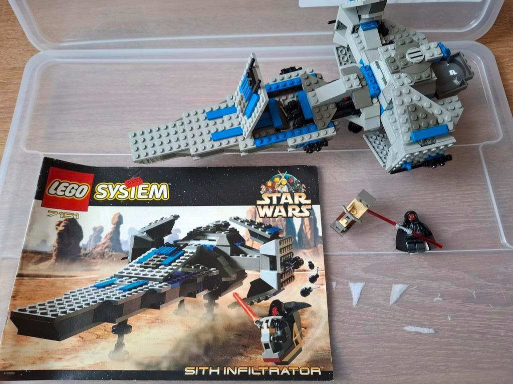 Lego Star Wars 7151 Sith Infiltrator with Instructions, Ophalen of Verzenden, Zo goed als nieuw, Complete set, Lego