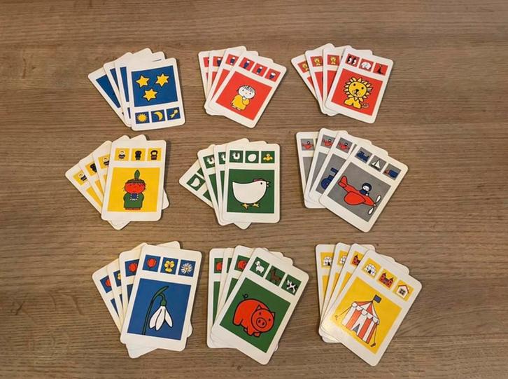 Vintage Nijntje Dick Bruna kwartet, Verzamelen, Speelkaarten, Jokers en Kwartetten, Zo goed als nieuw, Kwartet(ten), Ophalen of Verzenden