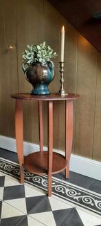 Amsterdamse school art deco mid century eiken tafel tafeltje, Ophalen