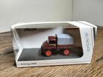 Te koop Schuco Unimog U406 Bruin., Ophalen of Verzenden, Zo goed als nieuw, Hijskraan, Tractor of Landbouw, Schuco