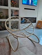 Vintage ikea axvall Schommelstoel Niels Gammelgaard, Huis en Inrichting, Stoelen, Ophalen of Verzenden, Gebruikt, Wit, Eén