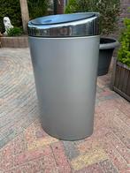 Brabantia prullenbak touch bin (groot)., Huis en Inrichting, Woonaccessoires | Prullenbakken, Ophalen of Verzenden, Zo goed als nieuw