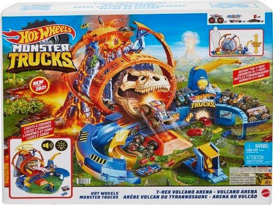 Hot Wheels Monster Trucks Racebaan met Looping, Kinderen en Baby's, Speelgoed | Racebanen, Zo goed als nieuw, Racebaan, Handmatig