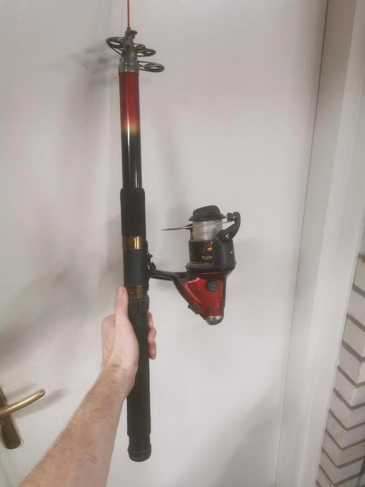 Cormoran Eurocor FL Werphengel + Molen, Watersport en Boten, Hengelsport | Karpervissen, Gebruikt, Werphengel, Ophalen of Verzenden