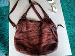 Dames tas cowboy bag western leder kleur rood-bruin, Sieraden, Tassen en Uiterlijk, Tassen | Damestassen, Ophalen of Verzenden