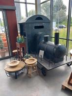 Vintage locomotief MOET WEG, Huis en Inrichting, Ophalen, Zo goed als nieuw