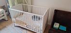 Wit ledikant voor baby of peuter, Kinderen en Baby's, Kinderkamer | Bedden, Ophalen, Gebruikt, Minder dan 140 cm, Minder dan 70 cm