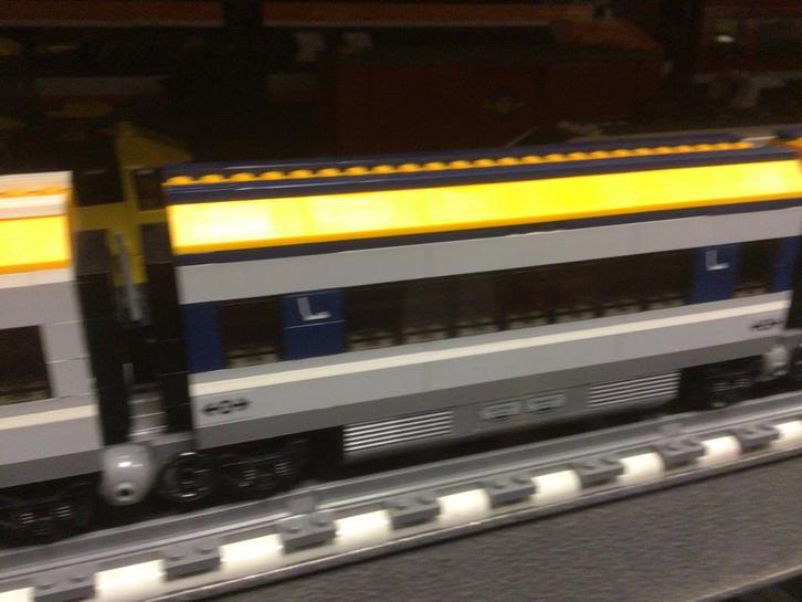 LEGO NS Dubbeldekker Trein Wagon, Hobby en Vrije tijd, Modeltreinen | H0, Gebruikt, Wagon, Gelijkstroom of Wisselstroom, Overige merken