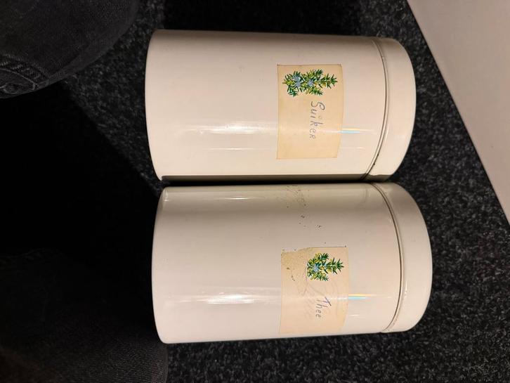 Brabantia Vintage Bewaar Bussen - Koffie, Thee, Suiker, Huis en Inrichting, Keuken | Keukenbenodigdheden, Gebruikt, Ophalen of Verzenden