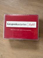 Gespreksstarter Liefde - Nieuw!, Een of twee spelers, Ophalen of Verzenden, Nieuw