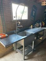 Industriële wasbak plus werkblad, Doe-het-zelf en Verbouw, Werkbanken, Ophalen, Zo goed als nieuw