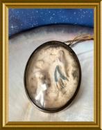 Klein meerschuim lijstje bol glas: Maria Lourdes, Ophalen of Verzenden