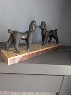 Beeld poedels art deco, Ophalen of Verzenden, Gebruikt, Dier