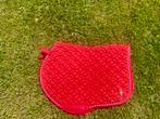 Rood glitter dekje QHP maat full met rood/zilveren bies, Dieren en Toebehoren, Ophalen of Verzenden, Zo goed als nieuw, Dekje