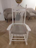 Schommelstoel wit, Huis en Inrichting, Stoelen, Ophalen, Gebruikt, Wit, Eén