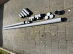 PVC buis T-stuk lijmkap mof restanten 110 mm nieuw!, Doe-het-zelf en Verbouw, Buizen en Afvoer, Ophalen, Pvc, Nieuw, 80 mm of meer