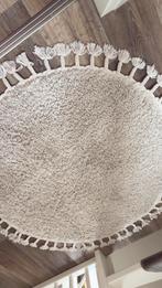 Rond vloerkleed lofty fringe 1m, Huis en Inrichting, Stoffering | Tapijten en Kleden, Ophalen, Zo goed als nieuw, Rond