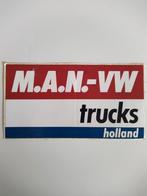 Sticker.  M.A.N.- VW.  Trucks.  Holland., Verzamelen, Stickers, Ophalen of Verzenden, Zo goed als nieuw