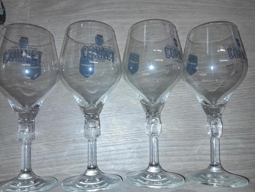 Cornet bierglazen, Verzamelen, Glas en Borrelglaasjes, Zo goed als nieuw, Bierglas, Ophalen