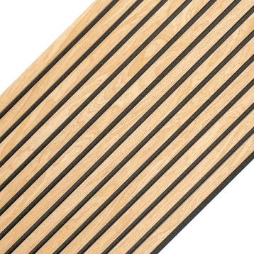 Naturel Eiken Akuwand – 260cm x 52cm – 3-zijdig fineer beschikbaar voor biedingen