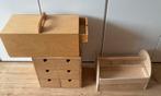 IKEA blankhouten kastjes, opbergmogelijkheden, Ophalen, Gebruikt