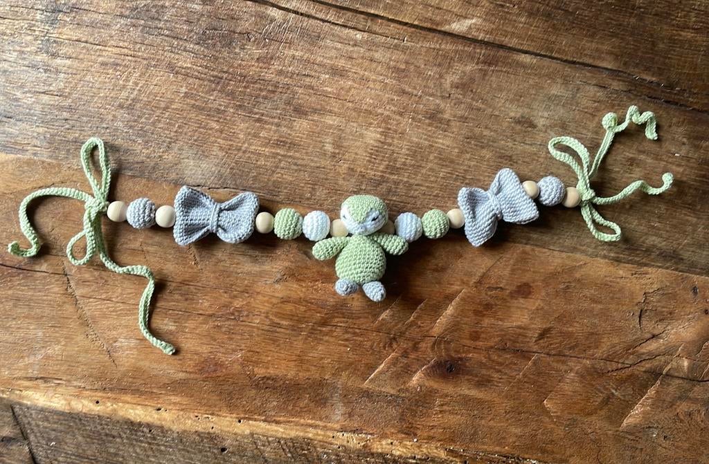 Gehaakte wagenspanner ‘Baby Pinguïn’, Kinderen en Baby's, Kraamcadeaus en Geboorteborden, Ophalen of Verzenden, Nieuw, Kraamcadeau