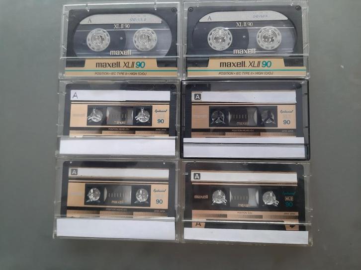 MAXELL XL ll 90, Cd's en Dvd's, Cassettebandjes, Zo goed als nieuw, Overige genres, 2 t/m 25 bandjes, Ophalen