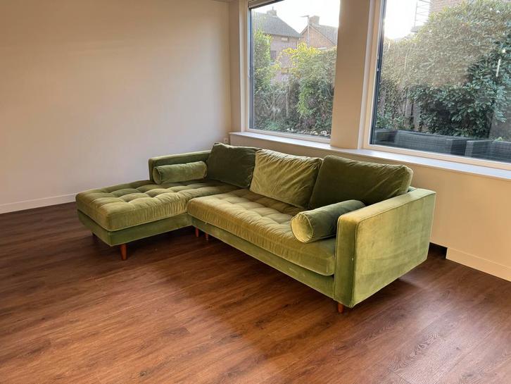 MADE Scott Bank - Gebruikt, Huis en Inrichting, Banken | Bankstellen, Gebruikt, Hoekbank, Vierpersoons of meer, 250 tot 300 cm