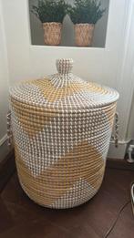 Grote mand wasmand, Huis en Inrichting, Woonaccessoires | Schalen en Manden, Ophalen, Zo goed als nieuw, Rond, Riet