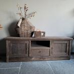 Driftwood tv meubel stoer sober landelijk, 150 tot 200 cm, Nieuw, Ophalen of Verzenden, Minder dan 100 cm