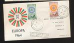 EUROPA ZEGELS serie FDC 1965 BLOEM IERLAND ZELDZAAM, Postzegels en Munten, Postzegels | Thematische zegels, Dier of Natuur, Verzenden