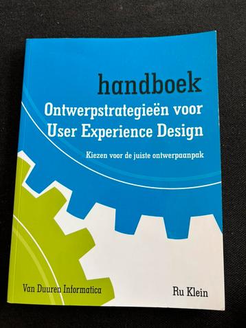 Ru Klein - Handboek Ontwerpstrategieën voor User Experience beschikbaar voor biedingen