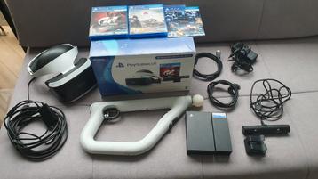 Uitgebreide Playstation VR1 set incl originele doos beschikbaar voor biedingen