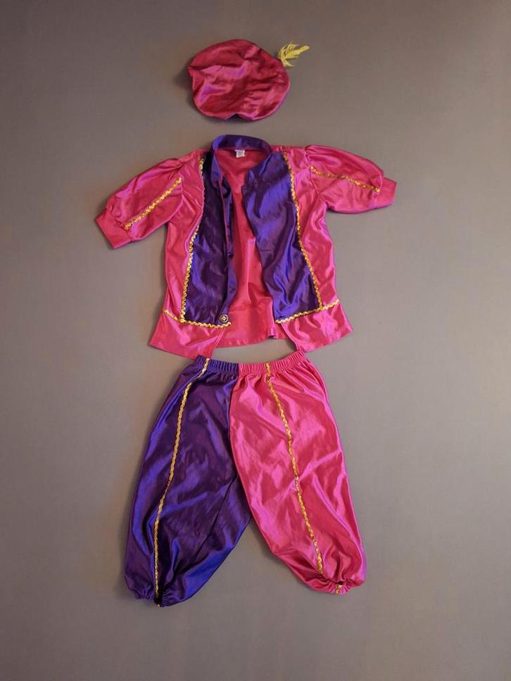 Pietenpak meisjes 6-8 jaar roze en paars mooi pakje, Diversen, Sinterklaas, Ophalen of Verzenden