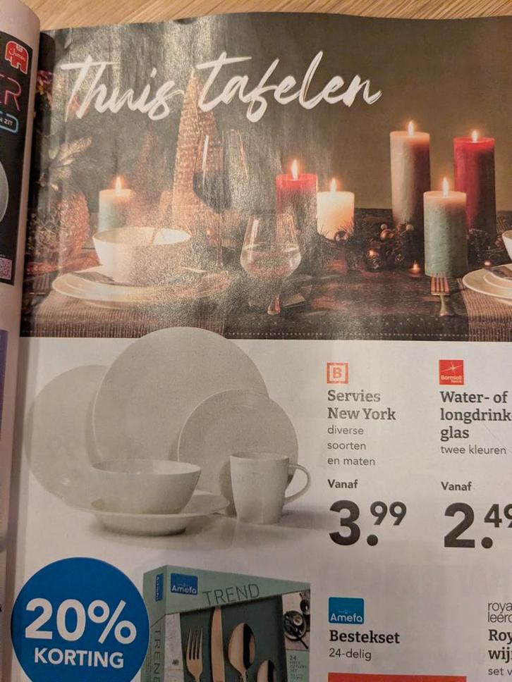 Blokker new York servies, Huis en Inrichting, Keuken | Servies, Nieuw, Ophalen of Verzenden