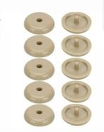 stopper voor auto veiligheidsgordel Beige 1 paar €2,00, Auto diversen, Ophalen of Verzenden