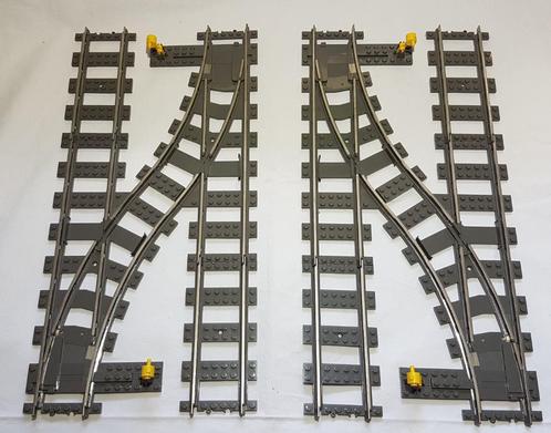 Lego 9v trein rails wissels 4531 7996 MOD (1), Kinderen en Baby's, Speelgoed | Duplo en Lego, Gebruikt, Lego, Losse stenen, Ophalen of Verzenden