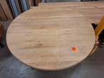 Prachtig rond tafelblad van eiken 120 cm. Koopjeshoek!!, Ophalen, Zo goed als nieuw, 100 tot 150 cm, 100 tot 150 cm