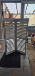Raam Shutters - Wit, Huis en Inrichting, Zo goed als nieuw, Modern, Wit, 100 tot 150 cm