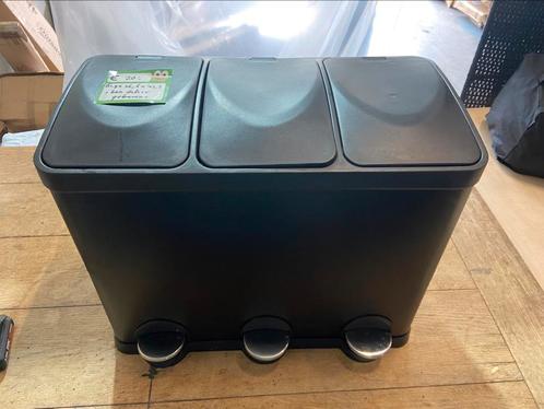 Prullenbak 3x 15 liter 62x37x43, Huis en Inrichting, Woonaccessoires | Prullenbakken, Gebruikt, Minder dan 50 cm, Ophalen