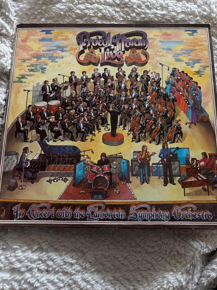 Procol Harum Live LP - In Concert with Edmonton Symphony, Cd's en Dvd's, Vinyl | Rock, Gebruikt, Progressive, 12 inch, Ophalen of Verzenden