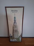 Kruissteek Breda Grote Toren Ingelijst, Ophalen of Verzenden