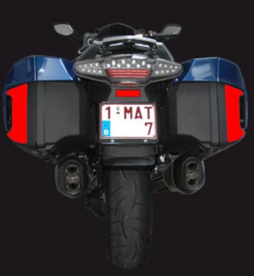 1+1 GRATIS Reflectie BMW K1600/R1200RT LC koffers ROOD of WI, Motoren, Accessoires | Stickers, Verzenden