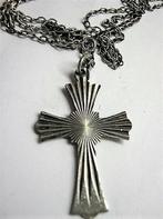 Kruisje, hangertje zilver (6714-67), Sieraden, Tassen en Uiterlijk, Kettinghangers, Ophalen, Zo goed als nieuw, Kruis of Symbool