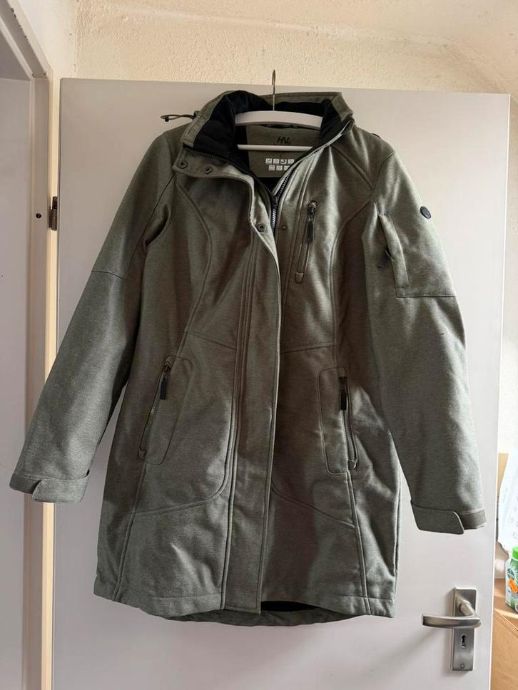 Tolu – Parka dames - Human Nature Khaki Groen maat L, Kleding | Dames, Jassen | Winter, Zo goed als nieuw, Maat 38/40 (M), Groen