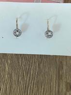 Prachtige 14 karaat (585)gouden oorbellen, wit en geel goud, Nieuw, Ophalen of Verzenden, Met edelsteen, Goud